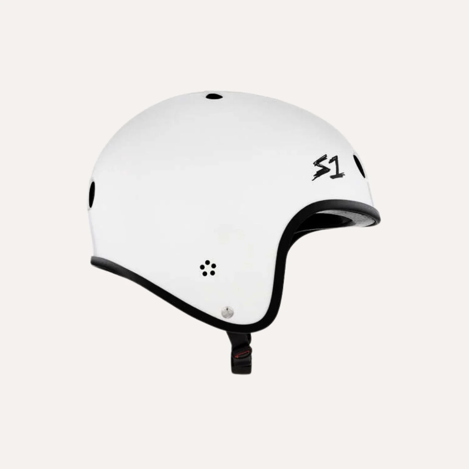 S1 Lifer Retro E-Helmet White Gloss - Image 2